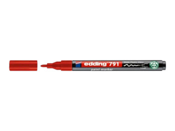 Маркер Edding Paint круглий червоний 1-2 мм, e-791/02n