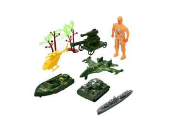 Игровой военный набор с транспортом CY4158-F