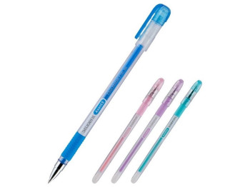 Ручка гелевая пиши-стирай Student синяя. Axent AG1071-02-A