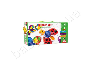 Игра с болтами Живой мир для самых маленьких, Vladi Toys