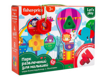 Гра-конструктор Fisher Price, Парк розваг для малюків, Vladi Toys