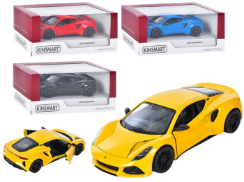 Машинка инерционная металлическая Lotus Emira, KT5441W, 13 см, открываются двери, Kinsmart