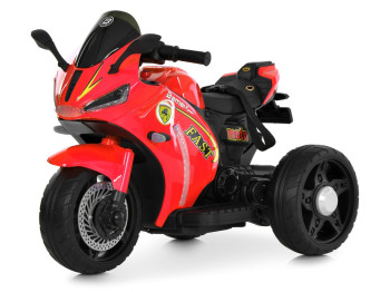 Мотоцикл Bambi Racer M 6345ELR-3 (1шт) р/к, 1*12V4,5AH, 2*25W, USB, BLUETOOTH, MP3, TF, EVA, музыка