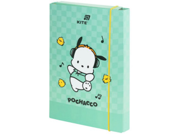 Папка В5 для тетрадей на резинке Kite Pochacco PC26-210, картон
