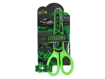 Ножиці дитячі Kids Supercar, 13,5 см, у футлярі, 13582