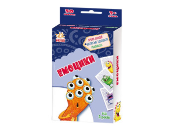 Игра настольная карточная Эмоции, развитие внимания, 50 карт, Ranok