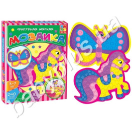 Набор для творчества Фигурная мозаика, Лошадка, Vladi Toys
