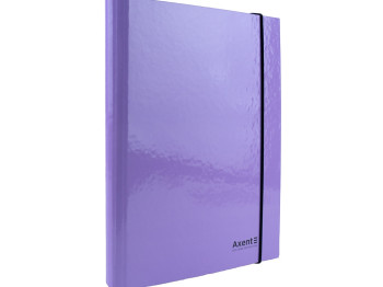 Папка на резинках сиреневая А4. Pastelini. Axent 1213-36-A