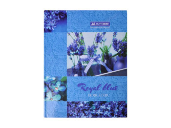 Книга канцелярська синя клітинка, А4, 96 аркушів