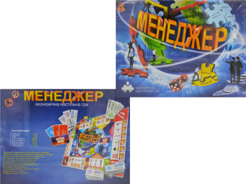 Настільна гра велика Менеджер, Danko Toys DTG7-U