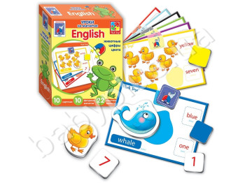 Английский язык на магнитах Животные, Vladi Toys