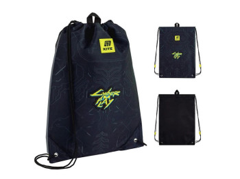Сумка для взуття зі шнурками Cyber K25-600M-10, 46×33 см, затяжка шнурком, Kite