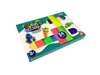 Набор для творчества Bubble Clay 14 шт, Danko Toys