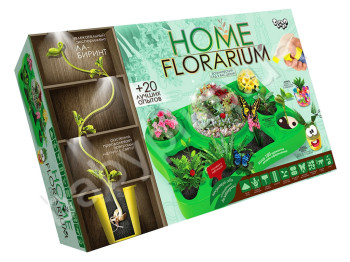 Набор для выращивания растений HOME FLORARIUM. Danko Toys HFL-01-01. Рус