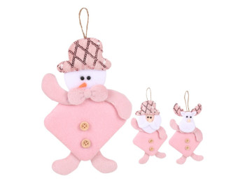 Фигурка-подвеска новогодняя Santa&amp;Co 20см M48024