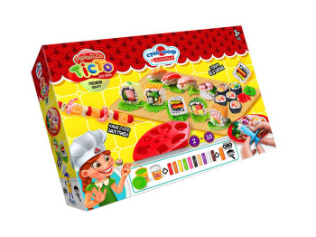 Тесто для лепки Master Do ШЕФ-ПОВАР СУШИ средняя, Danko Toys