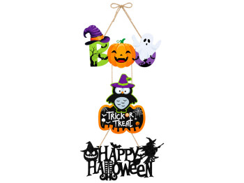 Подвесная декорация Happy Halloween для детского праздника