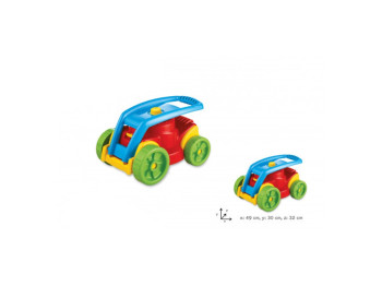 Косилка игрушечная Зуза 901281, 49 см, механическое движение, Marioneх