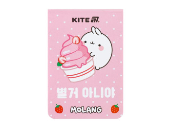 Блокнот в клетку Molang ML25-224, 48 листов, формат A7, Kite