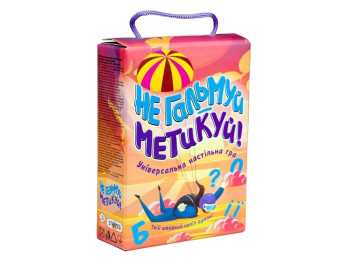 Настільна гра карткова Не гальмуй-метикуй, слова та реакція, Strateg