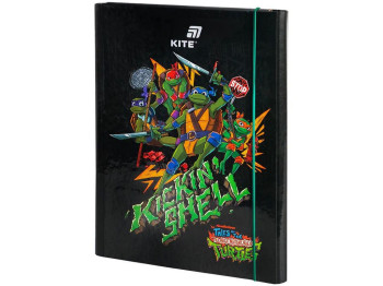 Папка для трудового обучения А4 с эластичной резинкой, Ninja Turtles, Kite