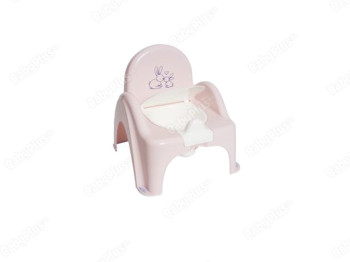 Горшок - стільчик з музикою рожевий Зайчики. Tega Baby PO-065-104