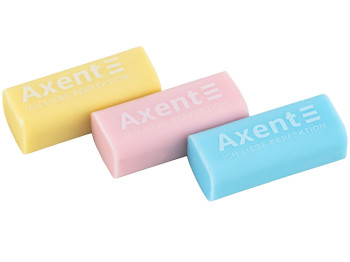 Набір гумок Pastelini у пластиковому боксі 3 шт. Axent 1198-A