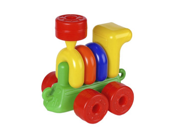 Конструктор Паровозик. Toys-plast ІП.01.000