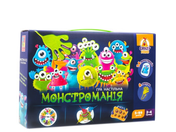 Гра настільна з липучками Монстроманія, Vladi Toys