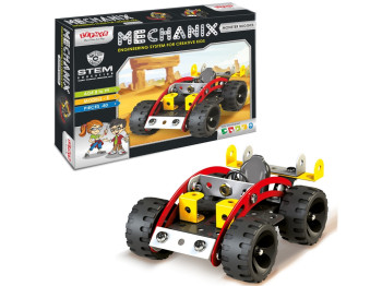 Металлический конструктор MECHANIX Монстер Багги. 80 элементов. 5 моделей. ZEPHYR 01017