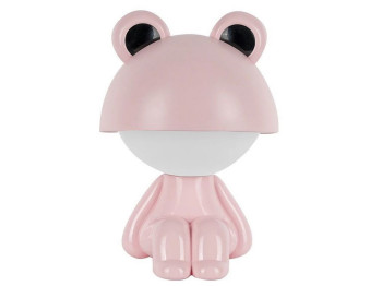 Светильник-ночник LED с аккумулятором Cute Froggy розовый, Kite