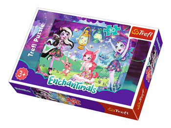 Пазли Магічний світ, Mattel Енчантімалс, 30 елементів, Trefl