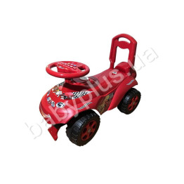 Толокар Автошка музыкальный. TM Doloni Toys 013117-05. КРАСНЫЙ. Расказывает ПДД и поет на рус. языке