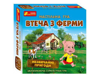 Настільна гра,Втеча з ферми, Ranok Creative