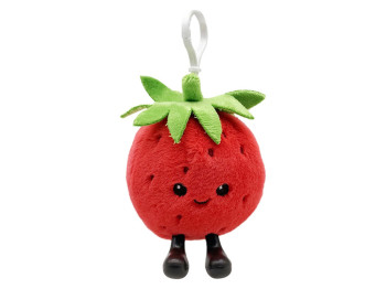 Мягконабивная игрушка Клубничка серия Фруктовые друзья, Fyyvalur