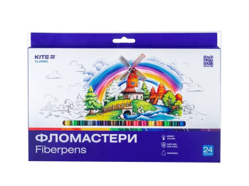 Фломастеры Classic 24 цвета, Kite