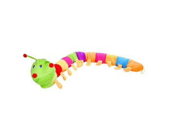 Іграшка м’яка подушка Гусениця MP 2347-3, 155 см, текстиль, Limo Toy