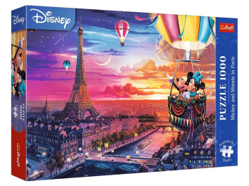 Пазли Trefl Disney Міккі та Мінні в Парижі, 1000 елементів