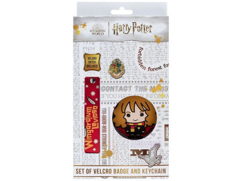 Набор бейдж на липучке и подвеске, 2 штуки, Harry Potter, Kite