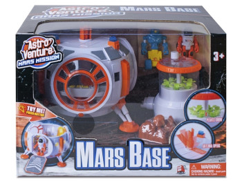 Игровой набор космическая станция со светом и звуком MARS STATION, астронавта, Astro Venture