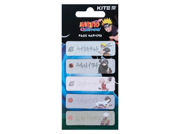 Закладка бумажная с рисунком 5х15х50мм,100 шт, Naruto Shippuden, Kite