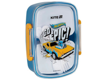 Ланчбокс з наповненням 750 мл, Hot Wheels, Kite
