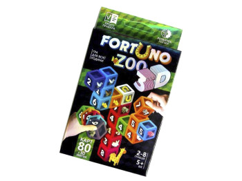 Настільна розвиваюча гра Fortuno ZOO 3D, Danko Toys