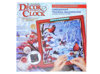 Набір для творчості D'ecor clock вишивка, Danko Toys