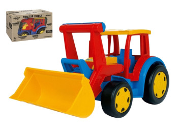 Трактор игрушечный с ковшом Gigant 66000, 60 см, движущийся ковш, Wader