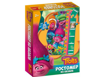 Ростомер-пазл "Тролли" 2+, Ранок