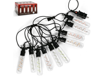 Гирлянда светодиодная наружная Лампочки спираль 5м 10led, M50062-Y