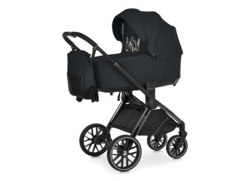 Коляска універсальна 2в1EL Camino Prestige ME 1124-3 Blac, чорна