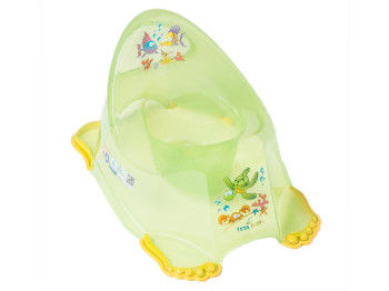 Горшок АКВА з протиковзною гумою зелений. Tega Baby AQ-007-116