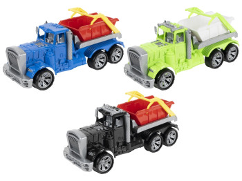 Машина ORION игрушечный коммунальный грузовик с подвижным кузовом, 3 цвета (цена за 1 шт)
